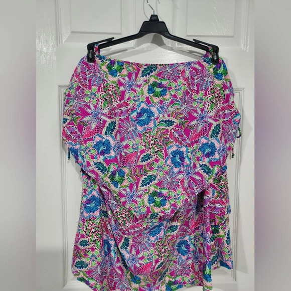 NWT Stella Parker Collection Plus Size Multicolor Floral Two Piece Swim Size 22W - Picture 6 of 11